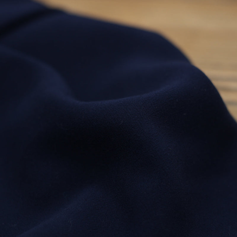Tissu Viscose Unie - Marine (Vendu x10cm) Tissus Sélection Gaspard & Léonie | Gaspard et Léonie Tissus en ligne et Mercerie à Toulouse