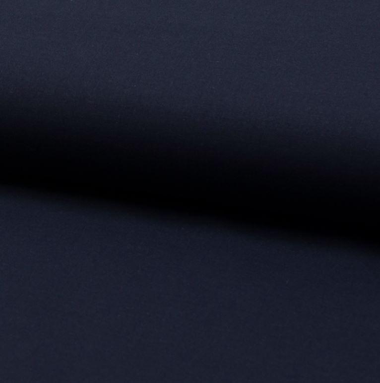 Tissu voile de coton uni Bleu Marine (Vendu x10cm) - L'atelier de Gaspard et Léonie