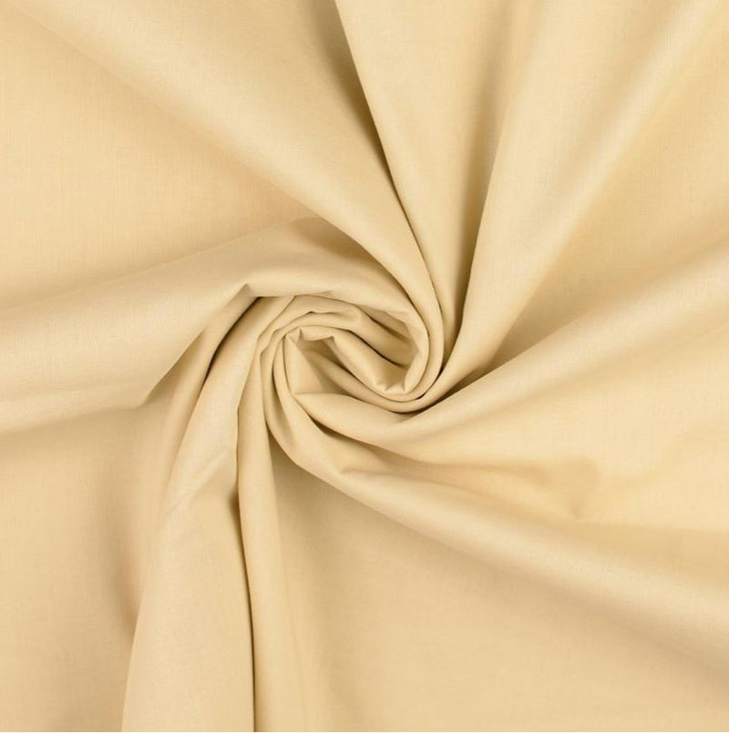 Tissu voile de coton uni Ecru/Beige (Vendu x10cm) Tissus Sélection Gaspard & Léonie | Gaspard et Léonie Tissus en ligne et Mercerie à Toulouse