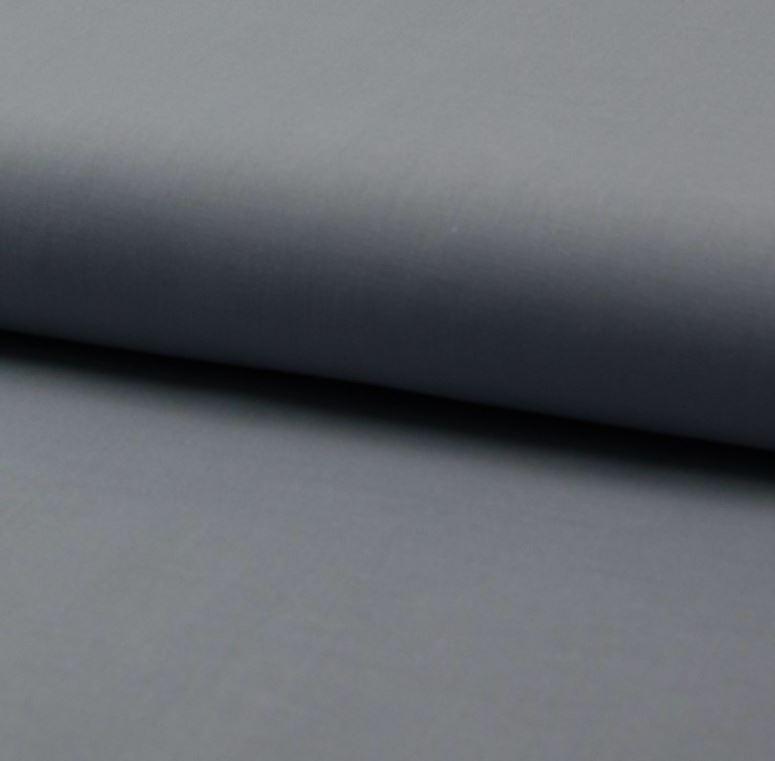 Tissu voile de coton uni Gris clair argent (Vendu x10cm) - L'atelier de Gaspard et Léonie