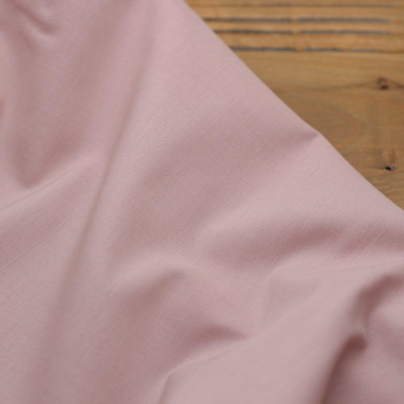 Tissu voile de coton uni Vieux rose (Vendu x10cm) Tissus Sélection Gaspard & Léonie | Gaspard et Léonie Tissus en ligne et Mercerie à Toulouse