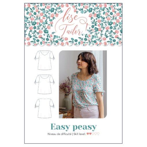 Top EASY PEASY Patron de couture pochette - Lise Tailor Patron de couture LISE TAILOR | Gaspard et Léonie Tissus en ligne et Mercerie à Toulouse
