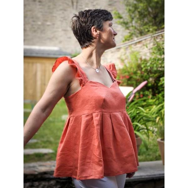 Top/Robe MUSE Patron de couture pochette - L'atelier de Gaspard et Léonie