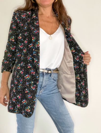 Veste JULIA Patron de couture Pochette - CLEMATISSE PATTERN Patron de couture CLEMATISSE PATTERN | Gaspard et Léonie Tissus en ligne et Mercerie à Toulouse