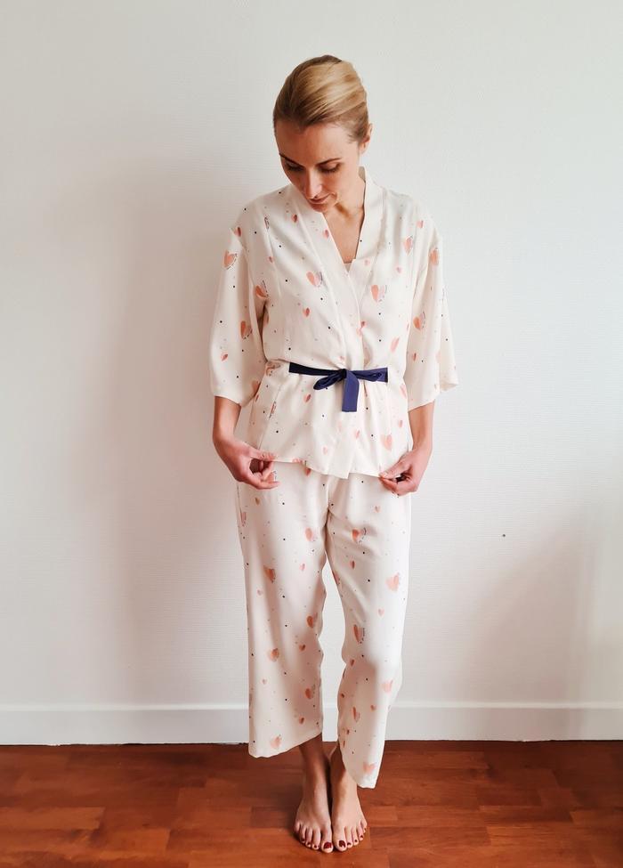 Veste Kimono HOYA - Patron de couture pochette Patron de couture JOLI LAB | Gaspard et Léonie Tissus Mercerie Toulouse