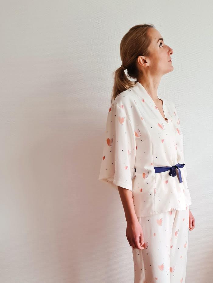 Veste Kimono HOYA - Patron de couture pochette Patron de couture JOLI LAB | Gaspard et Léonie Tissus Mercerie Toulouse